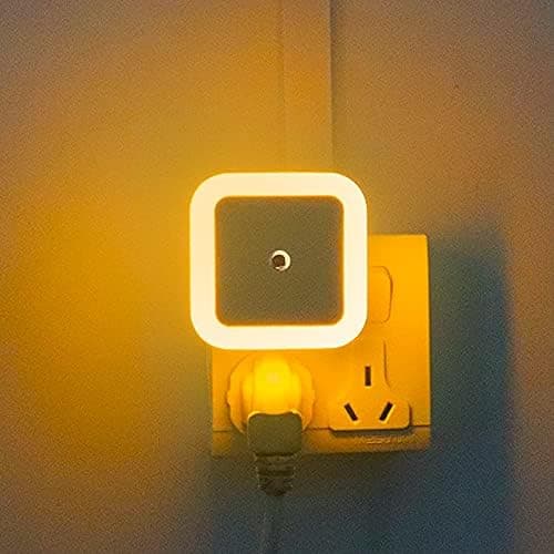 6-pakning LED nattlys med smart lyssensor, 0,5 W Ni