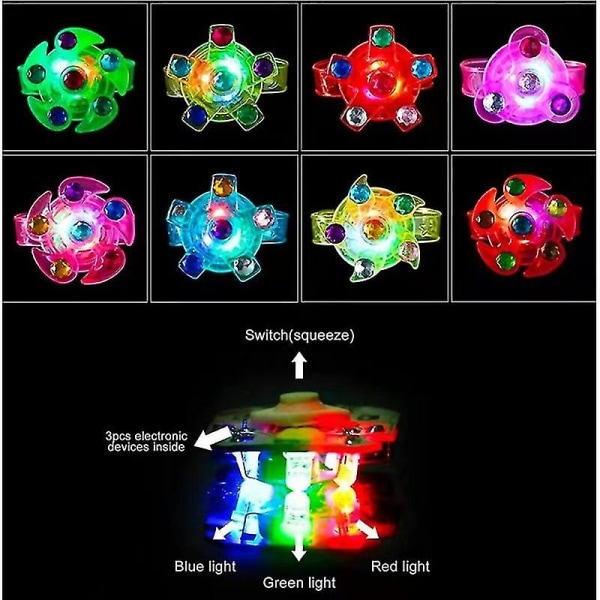 Led upplysta armband Upplysta halsband Glow