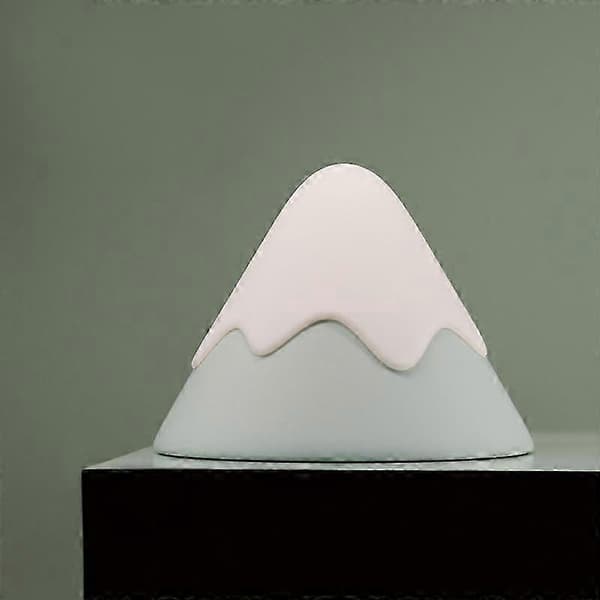 JiaWei Snow Mountain Lamp Led Touch Silicone Night Light With Lamp -mint Green hvf