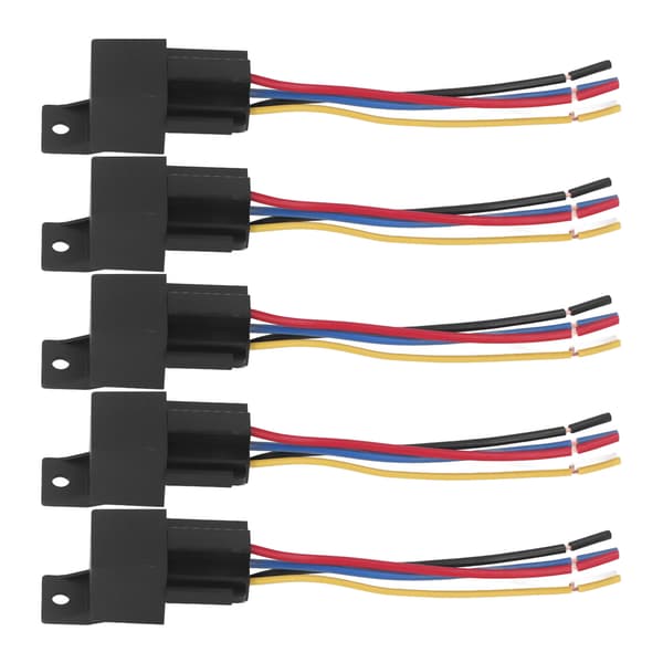 5-polet bilrelæ 12V 40A ABS-skal stabil forbindelse