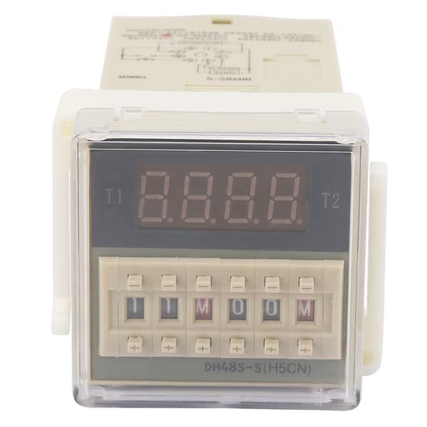 DH48S S 2Z Holdbart LCD Display Tidsforsinkelsesrelæ 8 Pin 0.1S 99H 12VAC DC