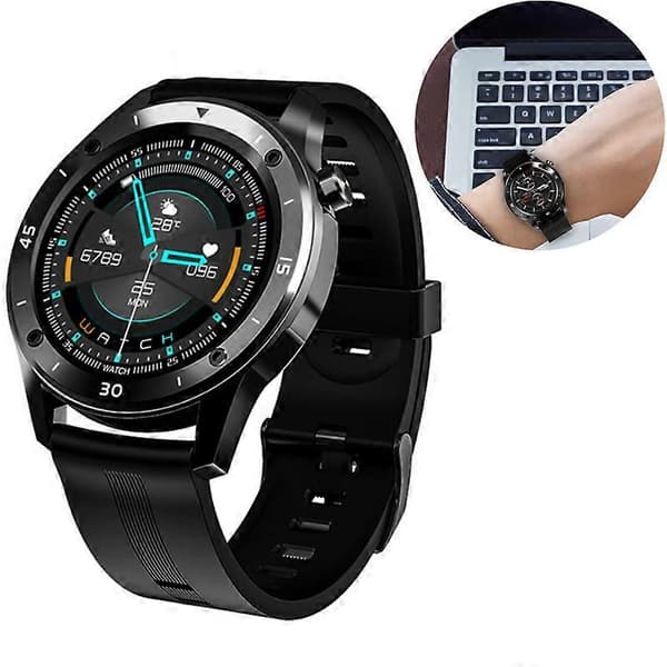Fitness smartur Bluetooth guld dame pulsmåler smart armbånd Sort[dt] Black