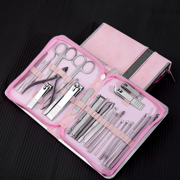 Rostfritt stål spiksax set Manikyr verktyg presentset style 12