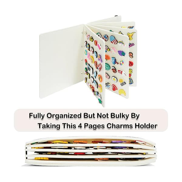 【DT】Skocharms-displayholder for Crocs - Inkluderer ikke tilbehør White