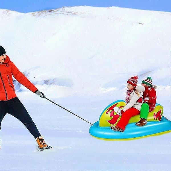 Uppblåsbar motorbåt sommarpoolleksak vinter snö utomhus bärbara leksaker skidutrustning