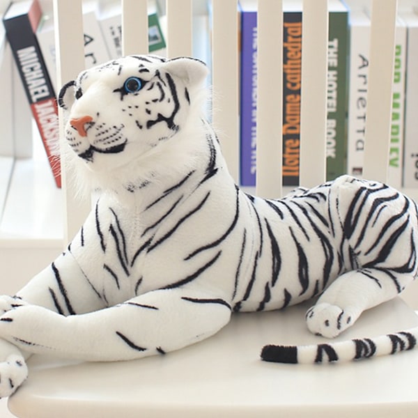 30cm Realistisk Tiger Plysjleke - Myk Pyntepute for Jenters Bursdagsgaver