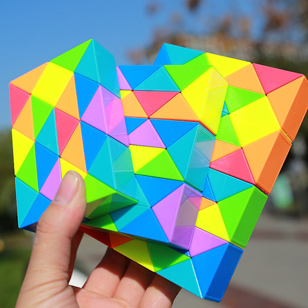 Färgglada magic linjal pedagogiska leksaker för barn 36 segments (62cm)
