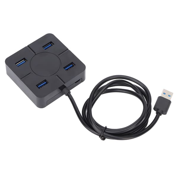4 Port USB 2.0 Hub 480Mbps Højhastigheds Multipurpose Laptop Tilbehør