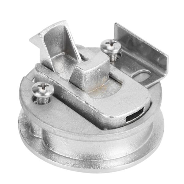2 Tums Rund Däcklucka Flush Pull Latch Lås i Rostfritt Stål för Marin Yacht