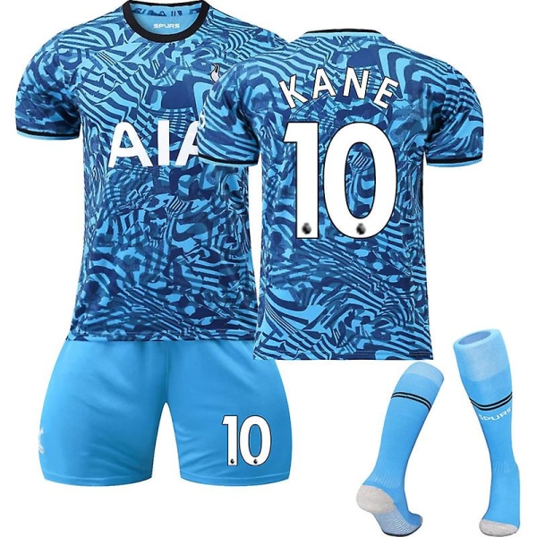 22-23 Ny Tottenham udebanetrøje Fodboldtrøje KANE 10 Kids 24(130-140CM)