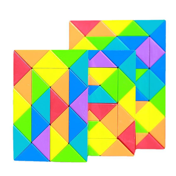 Färgglada magic linjal pedagogiska leksaker för barn 36 segments (62cm)
