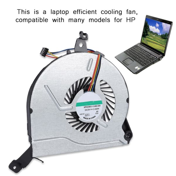 HP 15V 15P 14V Laptop Køleventilator Effektiv CPU-køler