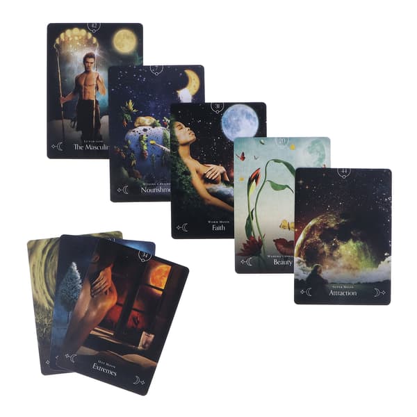 Fate Divination Tarotkort Bærbart Unikt Mønster Spådom Festspil Gave