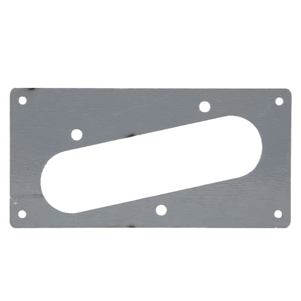 Akryl Single Coil Humbucker Pickup Ramme til Guitar Bas Sølv