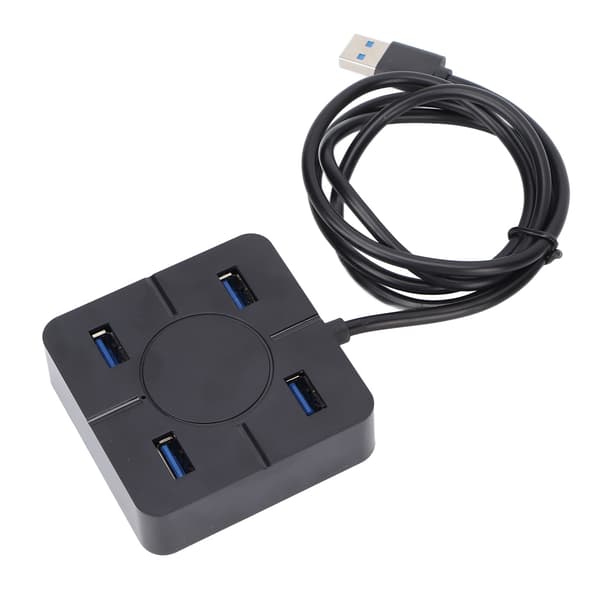 4 Port USB 2.0 Hub 480Mbps Højhastigheds Multipurpose Laptop Tilbehør