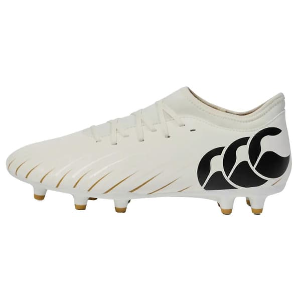 Lasten/nuorten Speed Falcon -jalkapallokengät (kiinteä alusta) White 2 UK