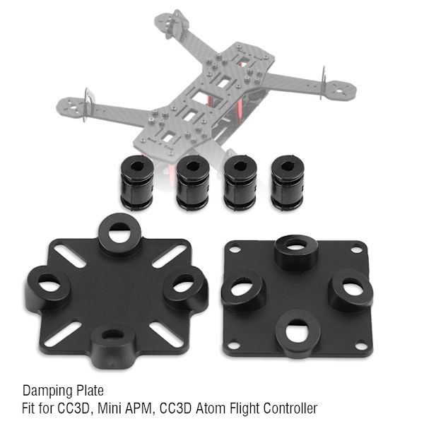 Antivibrationsdämpningsplatta Stötdämpare för CC3D Naze32 Mini APM Flight Controller