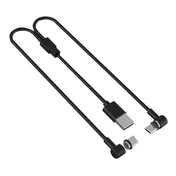 Til PS VR2 Magnetisk Opladningskabel 2 i 1 Type C Opladerkabel til PS VR2 Tablet Telefon Opladningskabel[dt] Musta