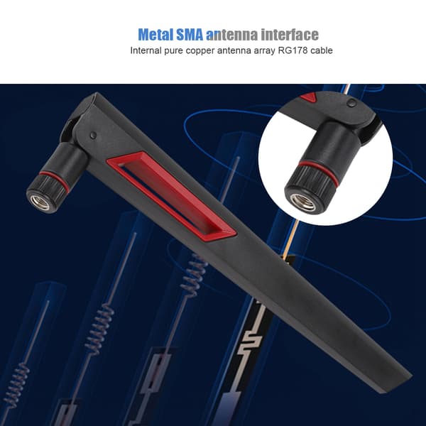 High Gain Dual Band Router Antenne Sæt til ASUS AC68U AC88U AC66U