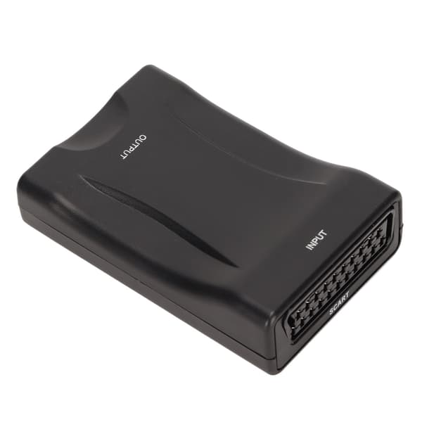 SCART til HDMI-konverter HD-videoadapter med USB-kabel 720P 1080P-utgangsstøtte
