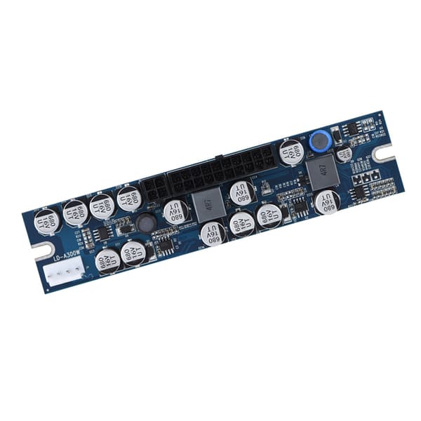 300W PC Strømforsyningsmodul 12V DC Input 24Pin Connect AUX SATA Kabel