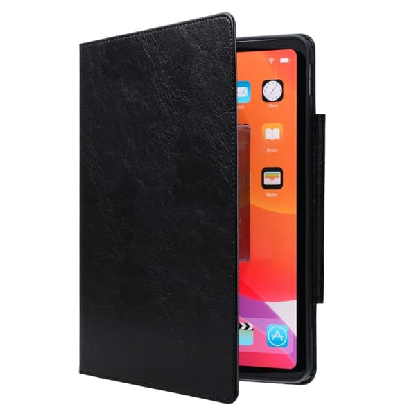 【DT】Samsung Galaxy Tab A9+ / A11+ Läderfodral med kattspänne Svart
