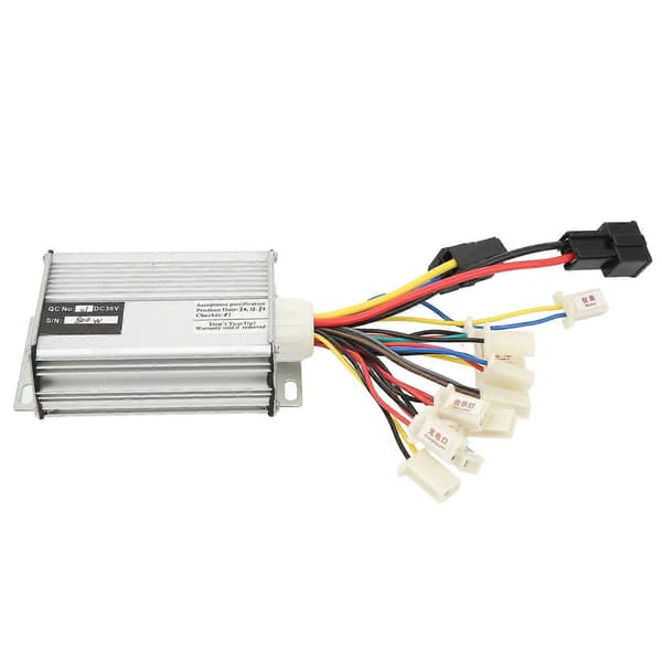 DC Motor Hastighetskontroller 800W Overstrømsbeskyttelse Aluminiumlegering Elektrisk Sykkel Børstekontroller 36V
