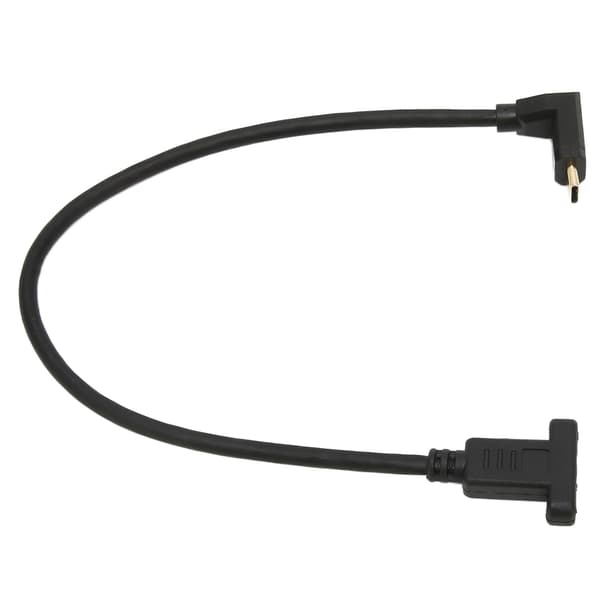 USB 3.1 Typ C Hane till Hona Förlängningskabel Panelmontering Skruvhål