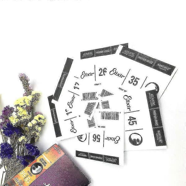 3 stycken Elixir akustiska gitarrsträngar Nanoweb Fosforbrons Lätt