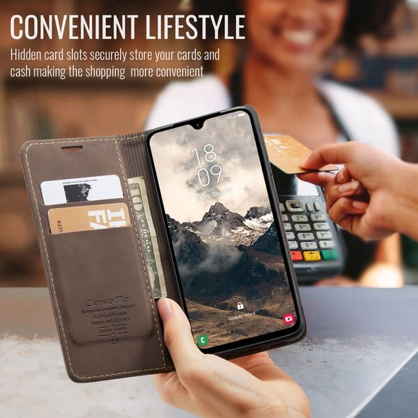Plånboksfodral Samsung Galaxy A17 5G - Coffee Brun brown