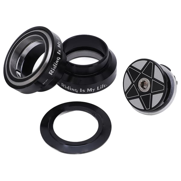 Mountain Bike Headset Dubbellager CNC Process Balck Framgaffel Stam Headset Lagerskålgrupp för 34mm ram