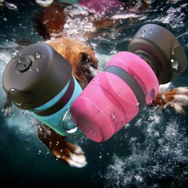 Bärbar hundvattenflaska pink