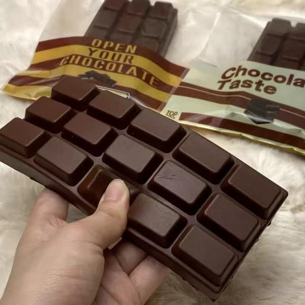 Ultra langsomt stigende PU Squishy chokoladebar blød og realistisk Coffee