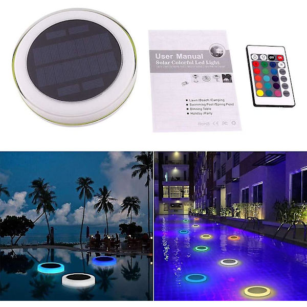 Flytande led poolljus