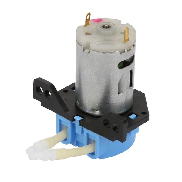 24V DC Mikro Peristaltisk Vandpumpe 2x4mm Blå til Akvarium Lab Analytisk Brug