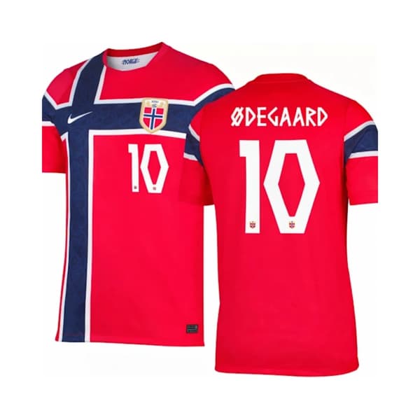 2026-27 Norges herrlandslag hemmatröja 10 Odegaard Spelarutgåva S