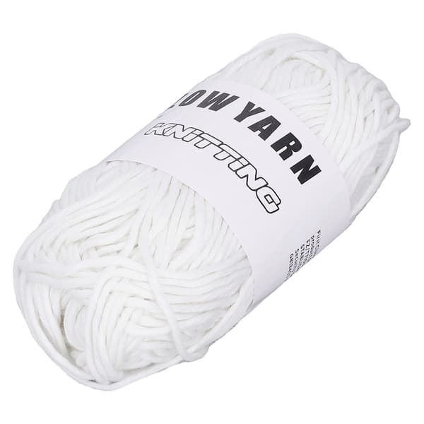 Selvlysende Tykt Garn 50 m DIY Polyester Strikkemateriale Til Sweater Hat Farve 1