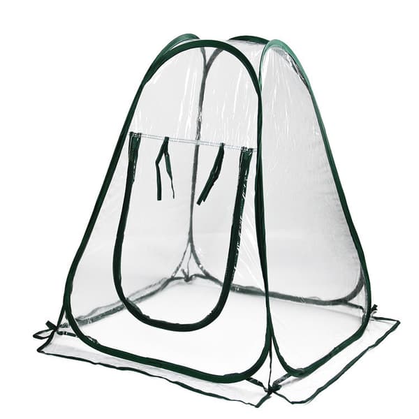 Mini Pop-up Växthus, Inomhus Utomhus PVC Växthusskydd, Litet Bärbart Trädgårdsblomskydd - 70 x 80cm[dt]