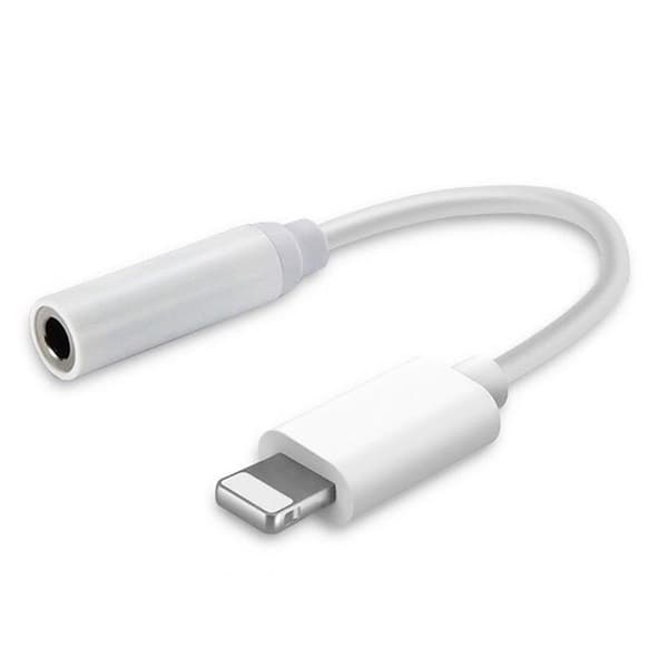 3,5 mm:n adapterikaapeli iOS-laitteille, 11 cm