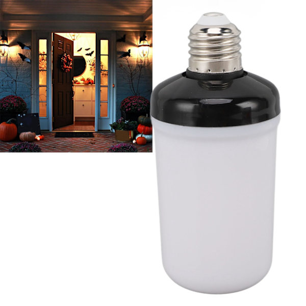 E26 LED Flamljuslampor - 4 Flämtande Lägen för Halloween, Jul och Fester (85-265V)