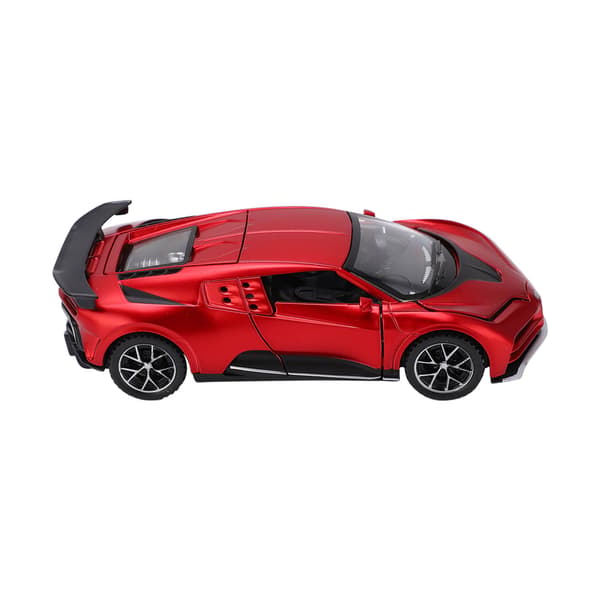 Skala 1:32 Zink Legering Modelbil Diecast Træk Tilbage Lyd Let Legetøjsbil Model Til Børn Rød