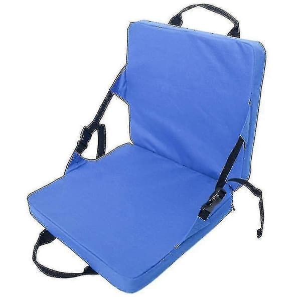Kudde Bärbar Campingkudde Stol Fällbar Fåtölj Lätt Ryggstöd Sits Utomhus Blue