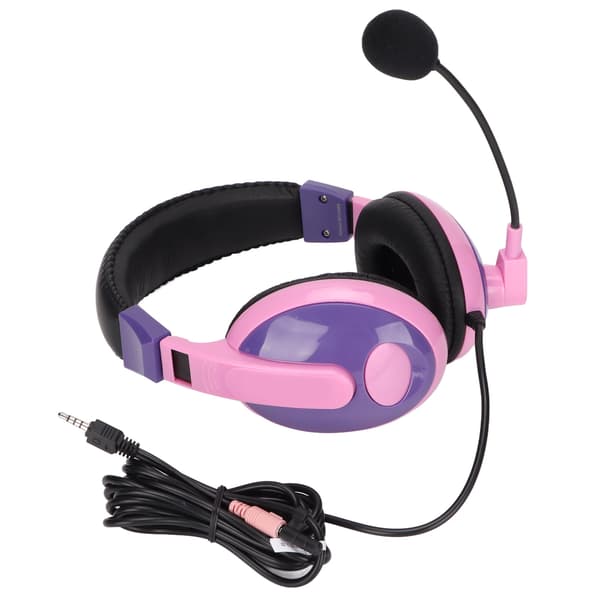 Somic Elektronisk Gaming Headset med Mikrofon Lilla Multifunktionelt Stik til Computer og Mobiltelefon