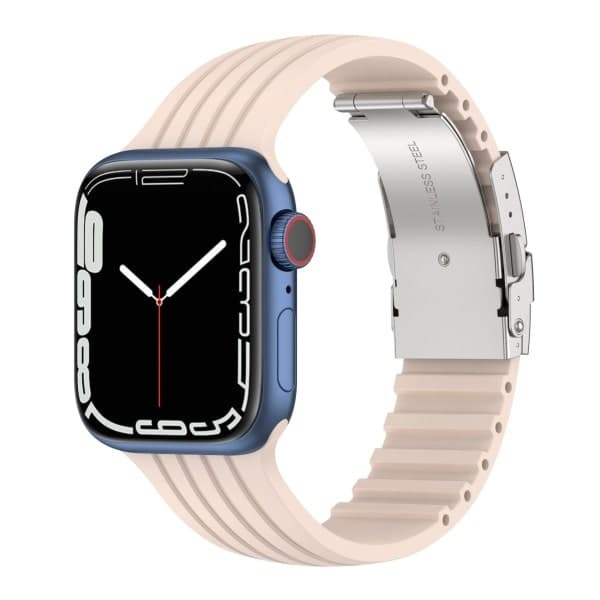 【DENGTU】Urrem til Apple Watch 7 SE 6 5 4 3 2 sort black 38/40/41MM-38/40/41MM