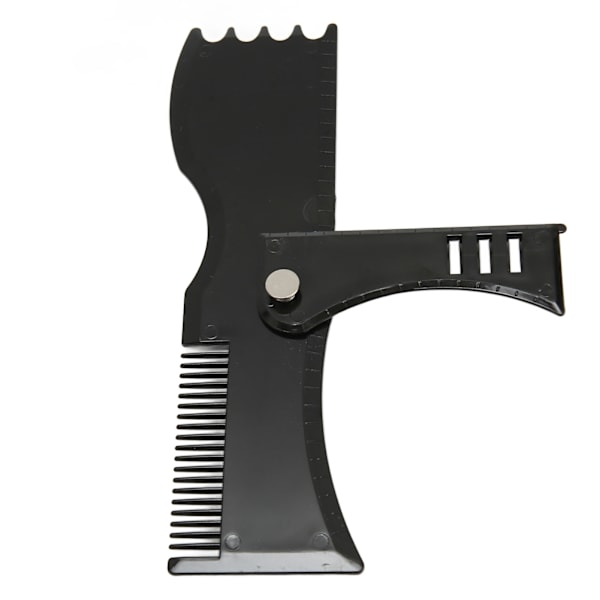 Expert för gränsöverskridande operationer: White Barber Pencil Black Beard Stencil Guide Template Kit för trimning och skötsel av skäggform