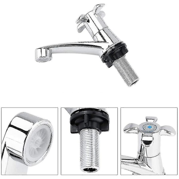 Single Cold Tap Chrome Basin Vattenkran
