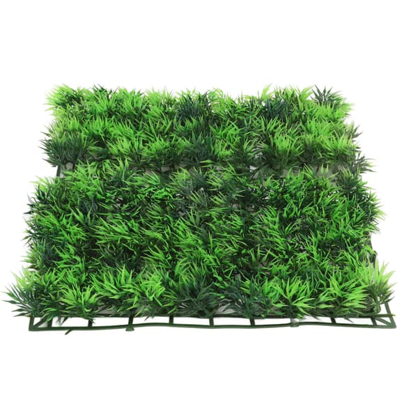 Kunstig grøn græsmåtte til akvarium og skildpaddepynt