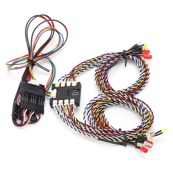 16 LED Forreste Bageste Kobling Blinklys System til RC Model Crawler Bil