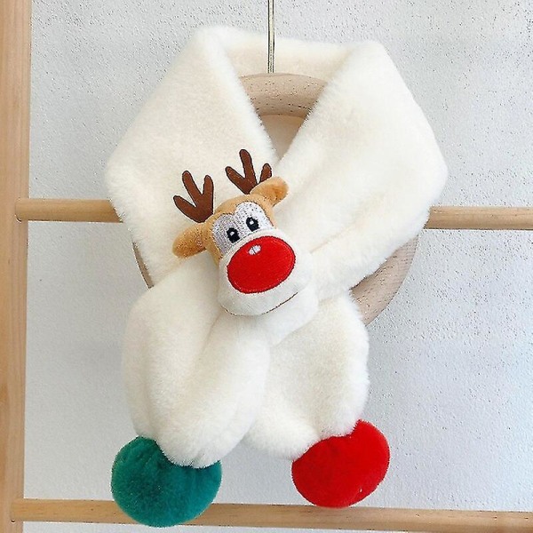 Söta barn jul älg vinter halsduk pojke flickor