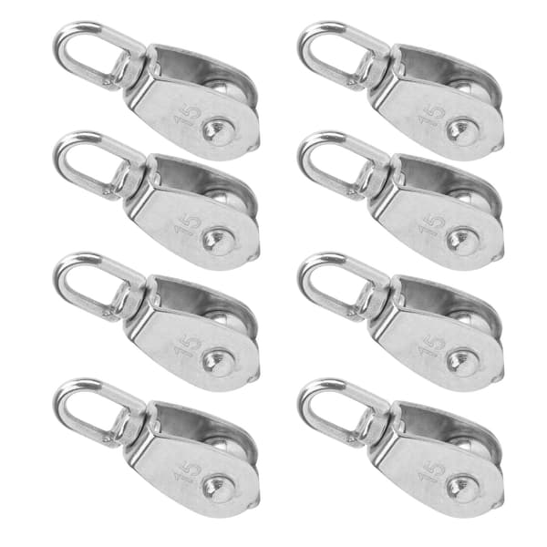 10 stk. M15 Remsskive 304 Rustfrit Stål Wire Rustbeskyttelse Simpel Kranløfte Remsskive